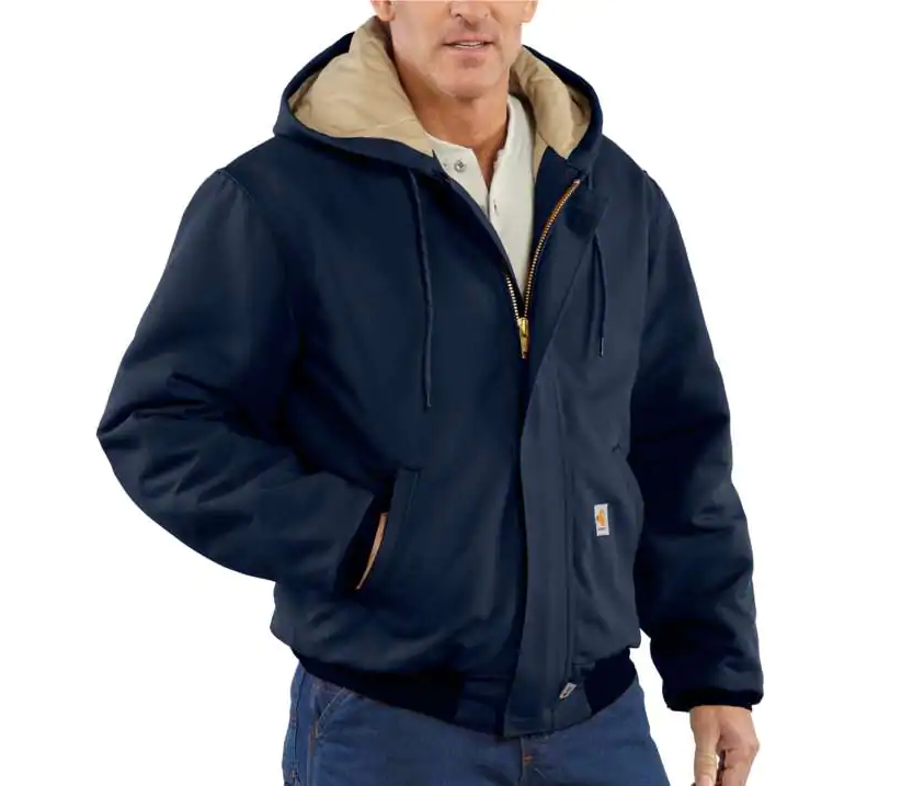 CARHARTT Coat: Jacket, Men's, Jacket Garment, 4XL, Black, Regular,  Insulated for Cold Conditions